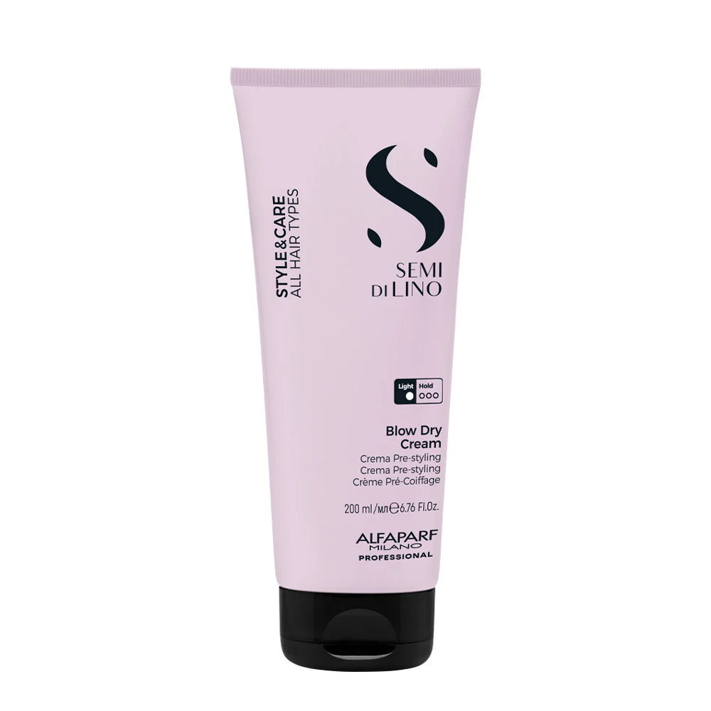 Alfaparf Milano Semi Di Lino Style&Care Blow Dry Cream 200ml - crema styling tenuta leggera