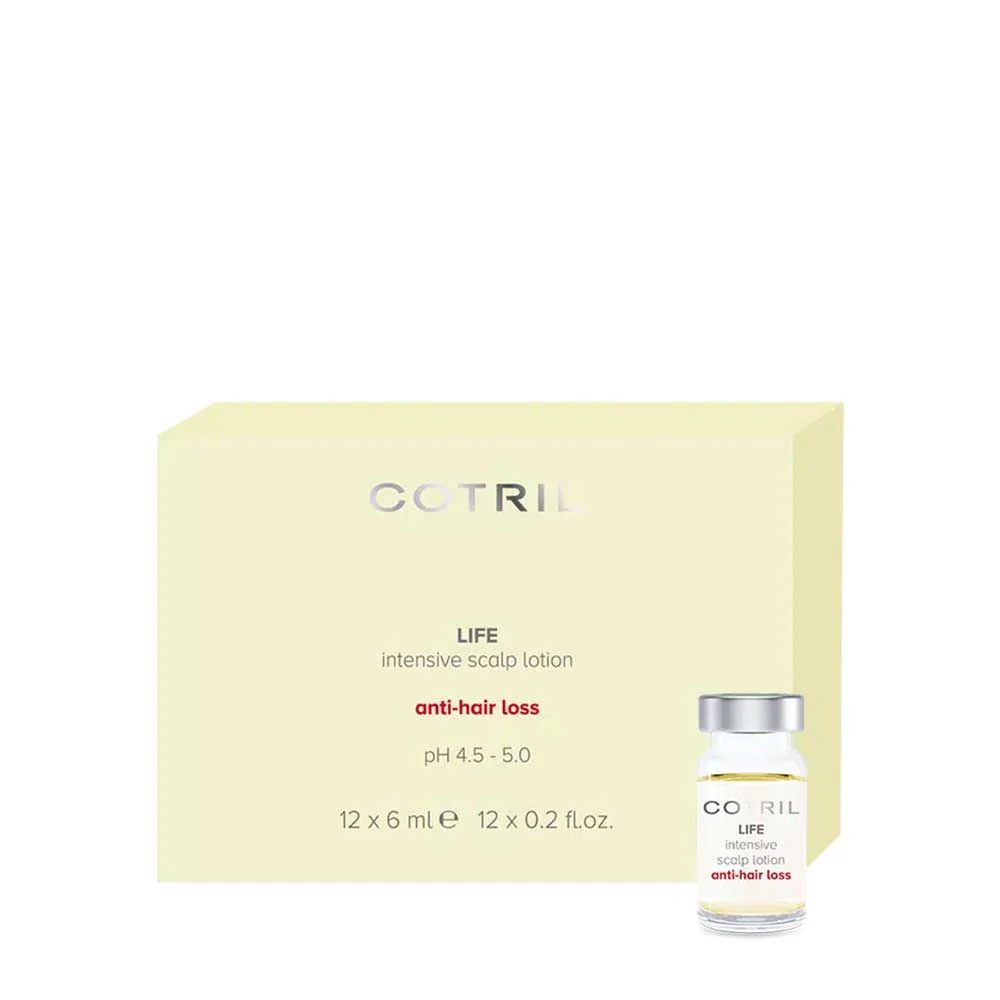 Cotril Scalp Care Life Anti-Hair Loss Scalp Lotion 12 x6ml - lozione intensiva anticaduta