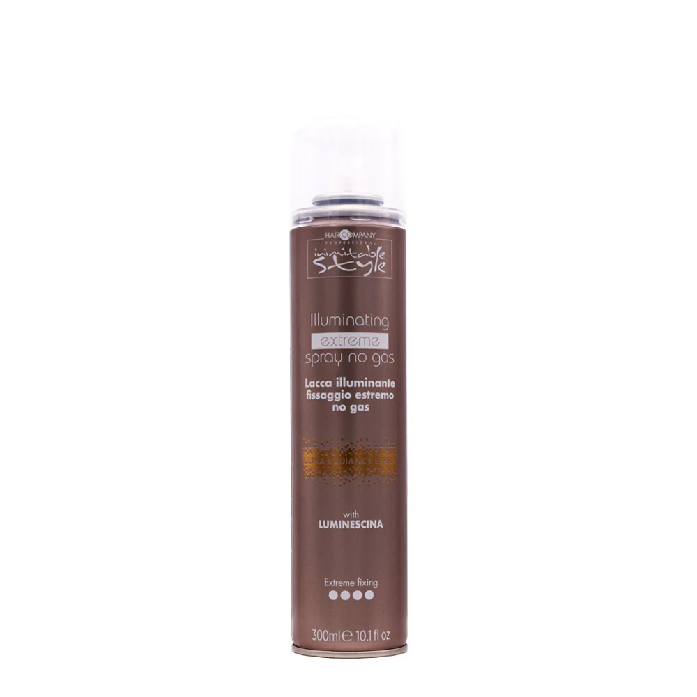 Hair Company Inimitable Style Illuminating Extreme Spray No Gas 300ml - lacca illuminante fissaggio estremo no gas