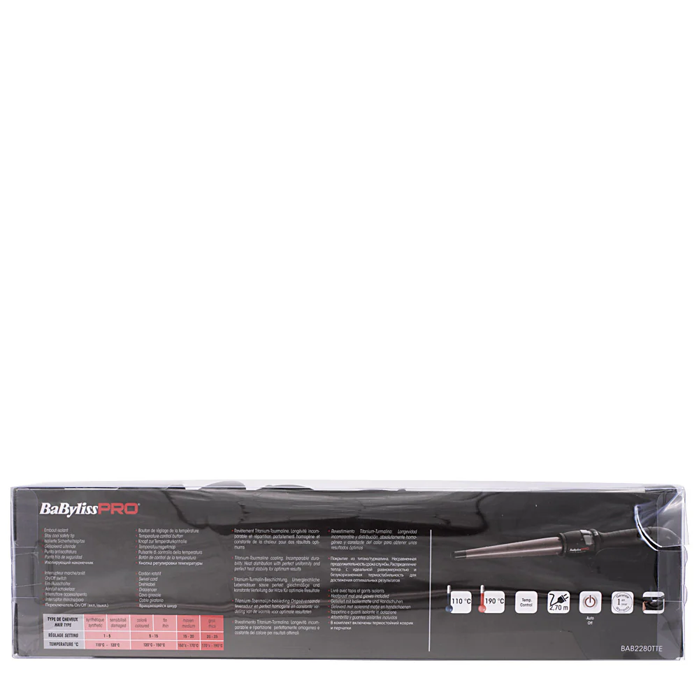Hair Gallery Resi Come Nuovi Babyliss Pro Ferro Arriciacapelli Conico 25mm /13mm - imballaggio lievemente danneggiato - Image 4