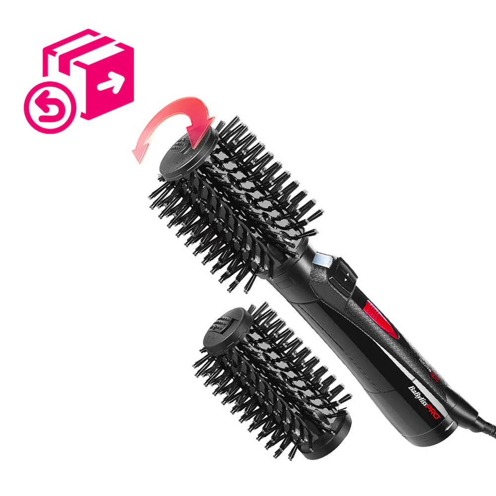 Hair Gallery Resi Come Nuovi Babyliss Pro Spazzola ad Aria Rotante in Ceramica - imaballaggio lievemente danneggiato