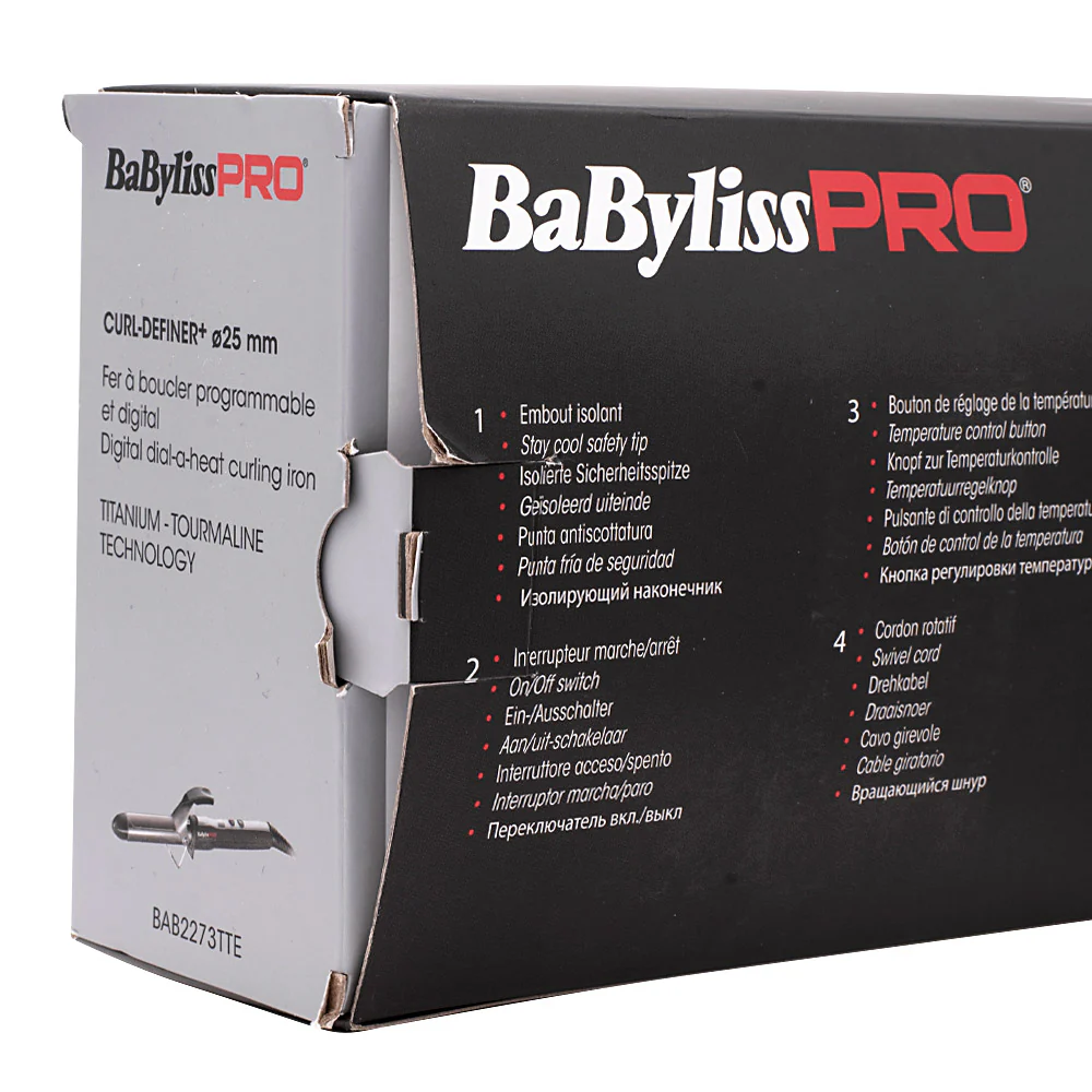 Hair Gallery Resi Come Nuovi Babyliss Pro Titanium Tourmaline 25mm - imballaggio lievemente danneggiato - Image 4