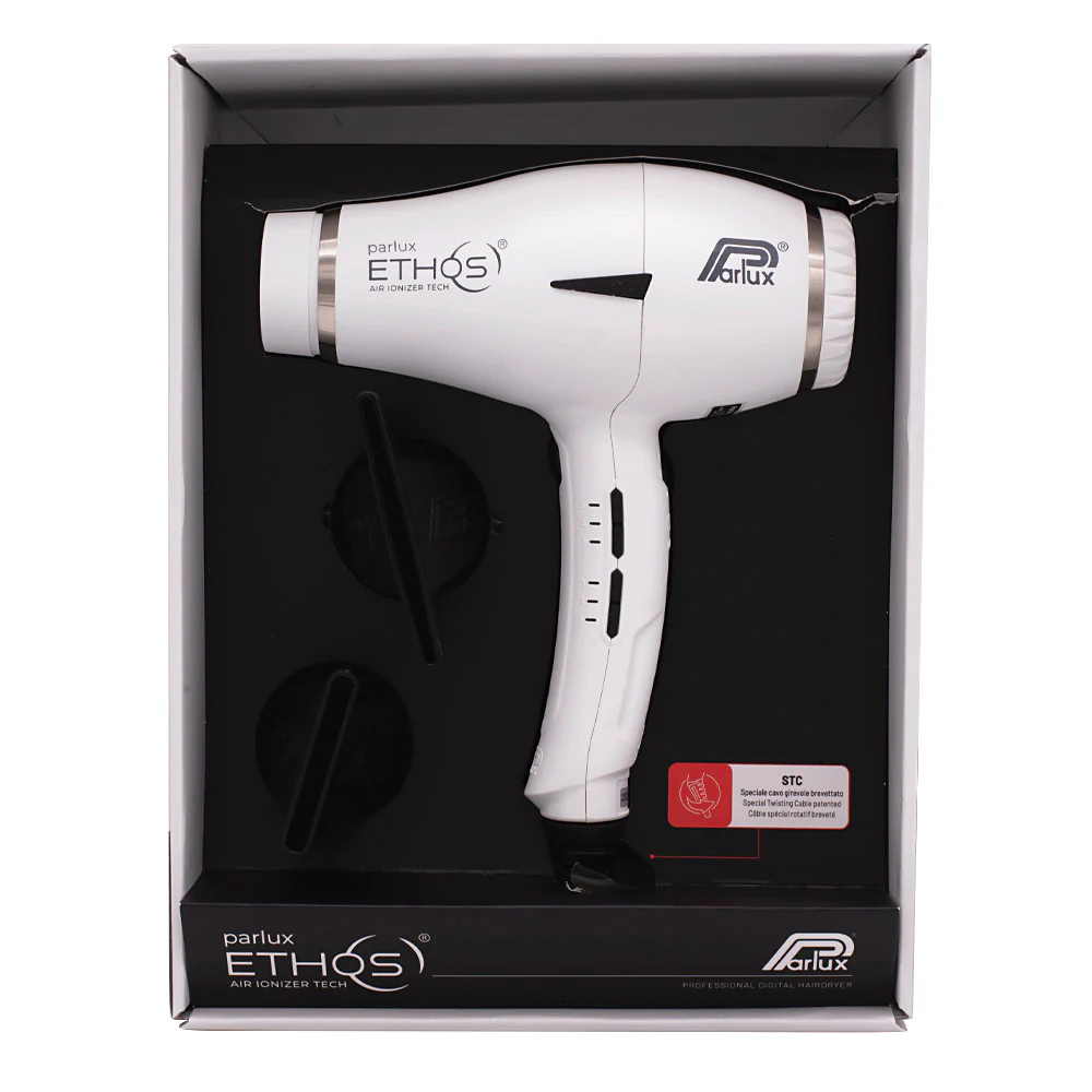 Hair Gallery Resi Come Nuovi Parlux Ethos Air Ionizer Tech White - imballaggio interno ed esterno danneggiati - Image 3