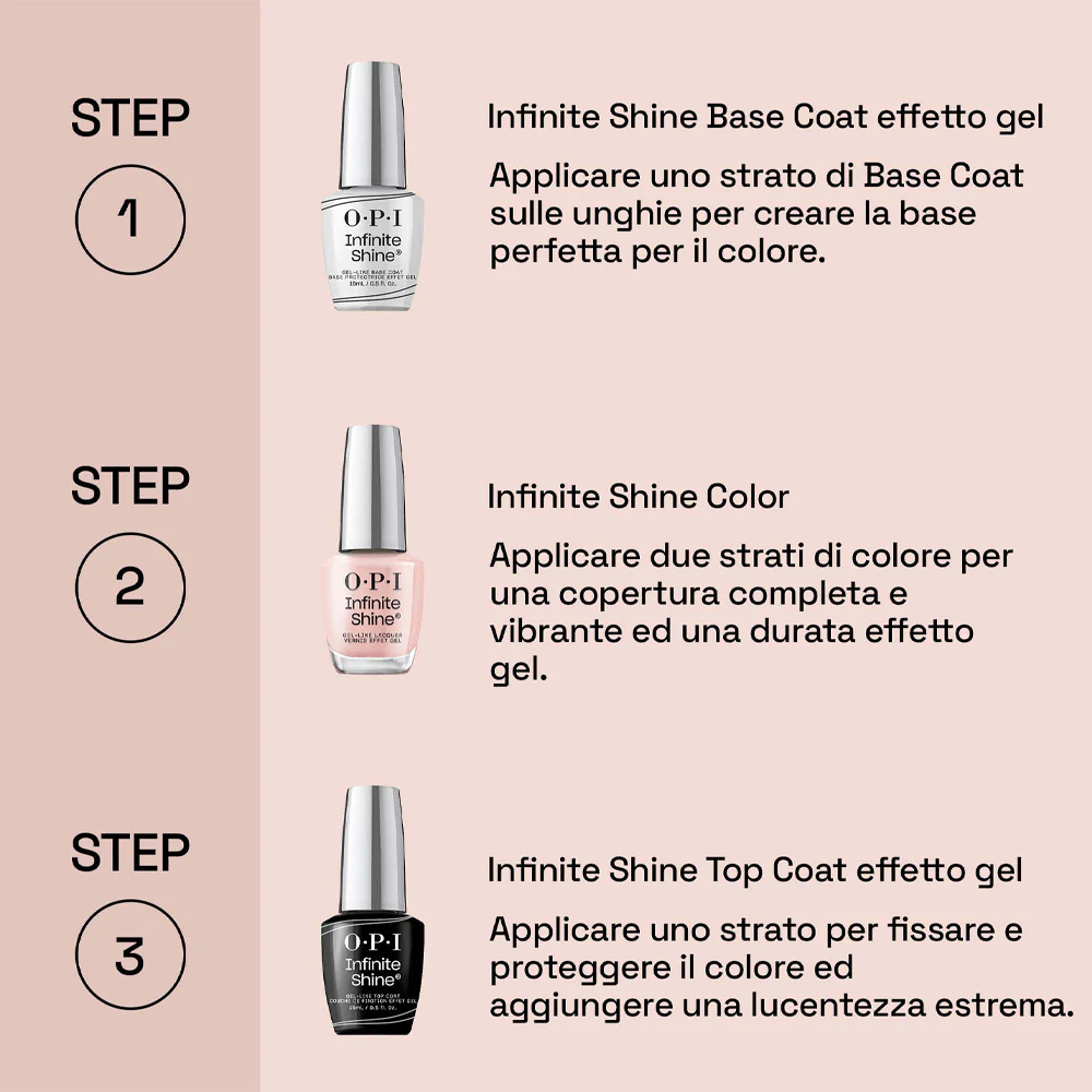 OPI Nail Laquer Inifinite Shine IST31 Gel Like Top Coat 15ml - top coat a lunga durata - Image 5