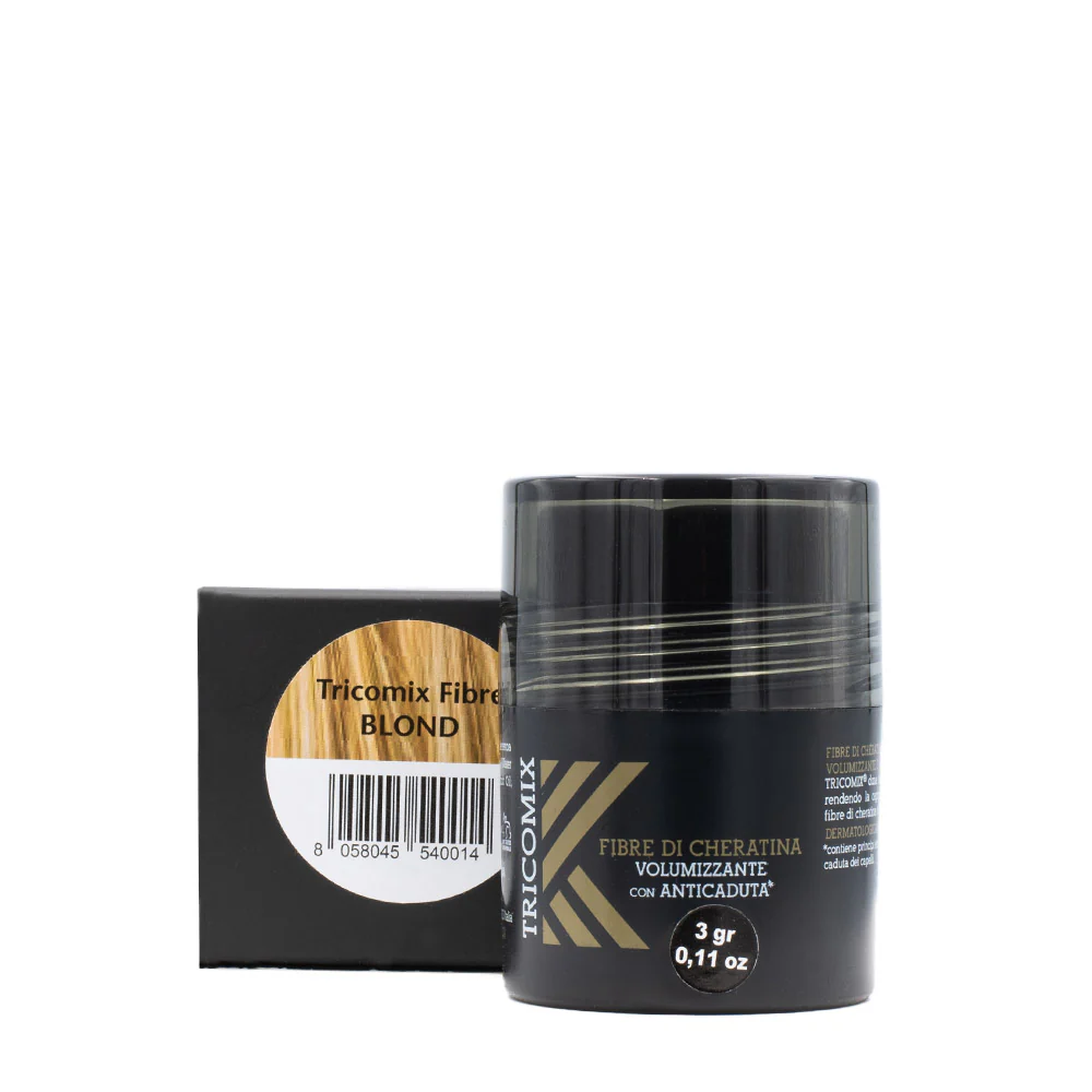 Tricomix Fibre Di Cheratina Blond 3gr  - fibre di cheratina volumizzanti con anticaduta